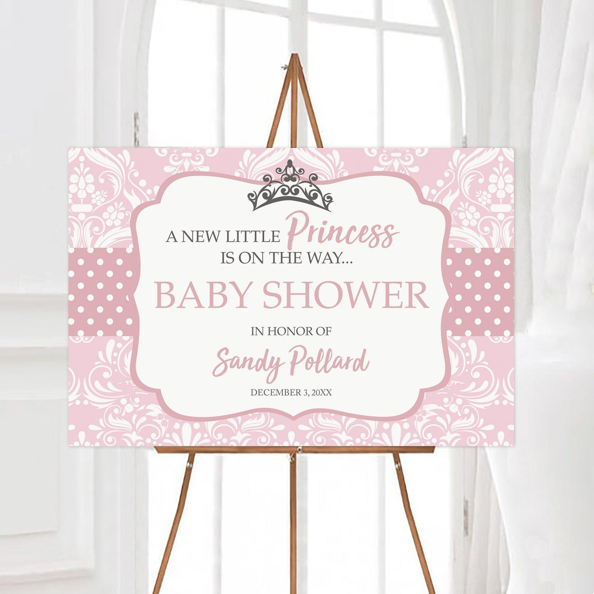 Pink Princess Sign - goprintplus