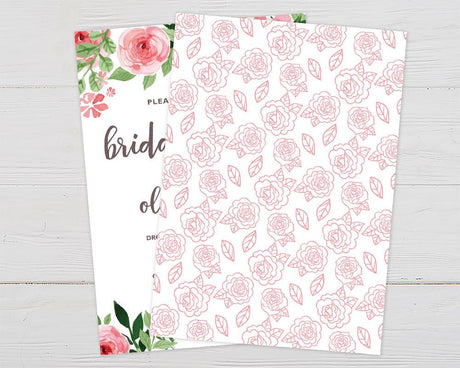 Pink Roses Invitation - goprintplus