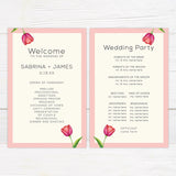 Pink Tulip Invitations - goprintplus