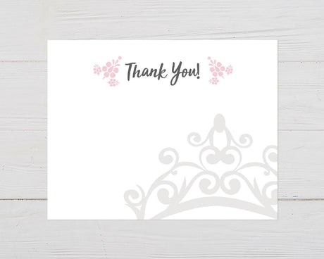 Pink Princess Thank You Card - goprintplus