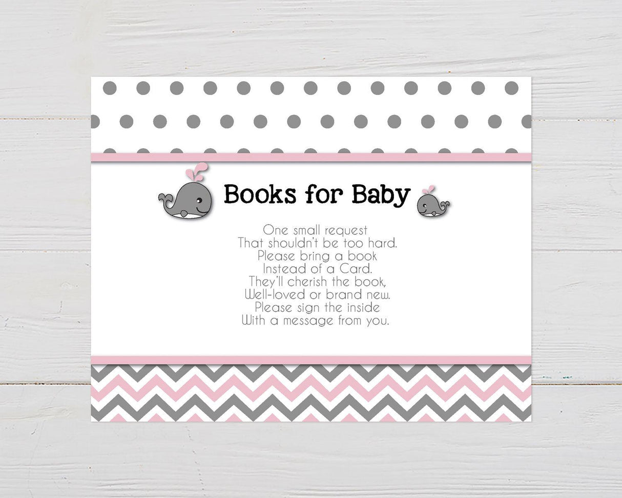 Pink Whales Baby Shower - goprintplus
