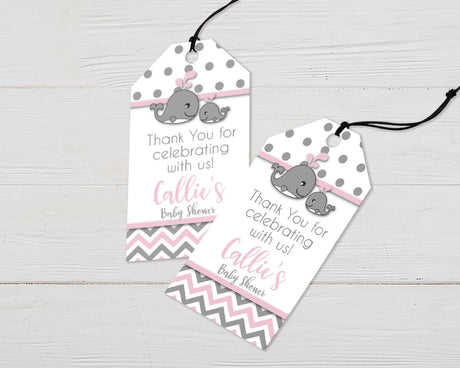 Pink Whales Baby Shower - goprintplus