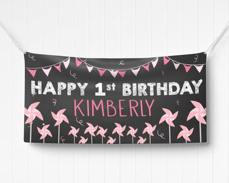 Pinwheels Birthday Invitation - goprintplus