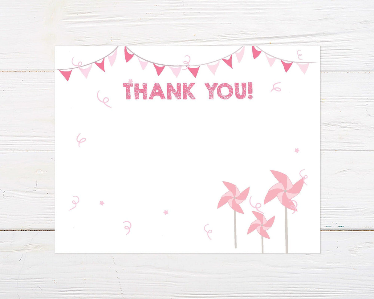 Pinwheels Thank You Card - goprintplus