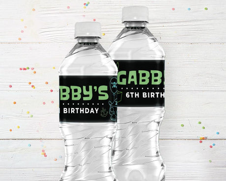 Pirate Birthday Party Water Bottle Labels - goprintplus