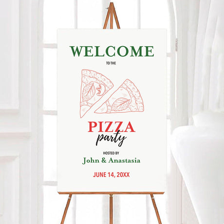 Pizza Party Sign - goprintplus