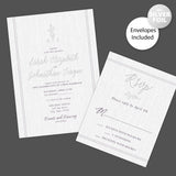 Plum Sprig Foil Invitation - goprintplus