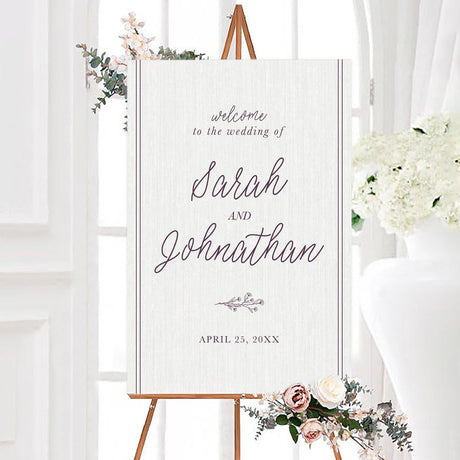 Plum Sprig Invitations - goprintplus