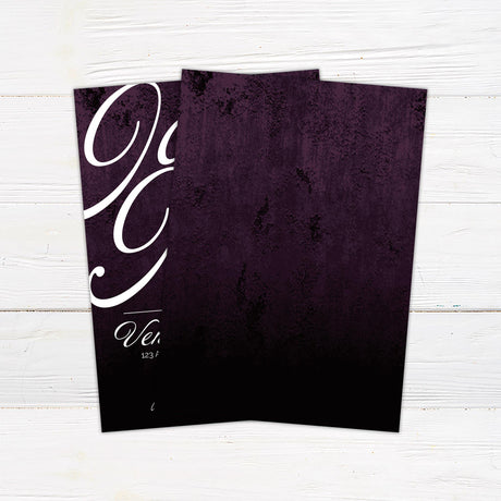 Plum Velvet Invitations - goprintplus