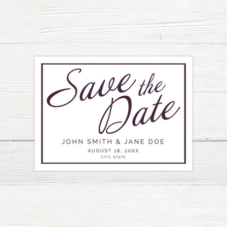 Plum Velvet Invitations - goprintplus