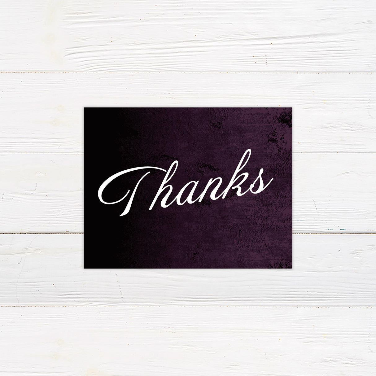 Plum Velvet Thank You Cards - goprintplus