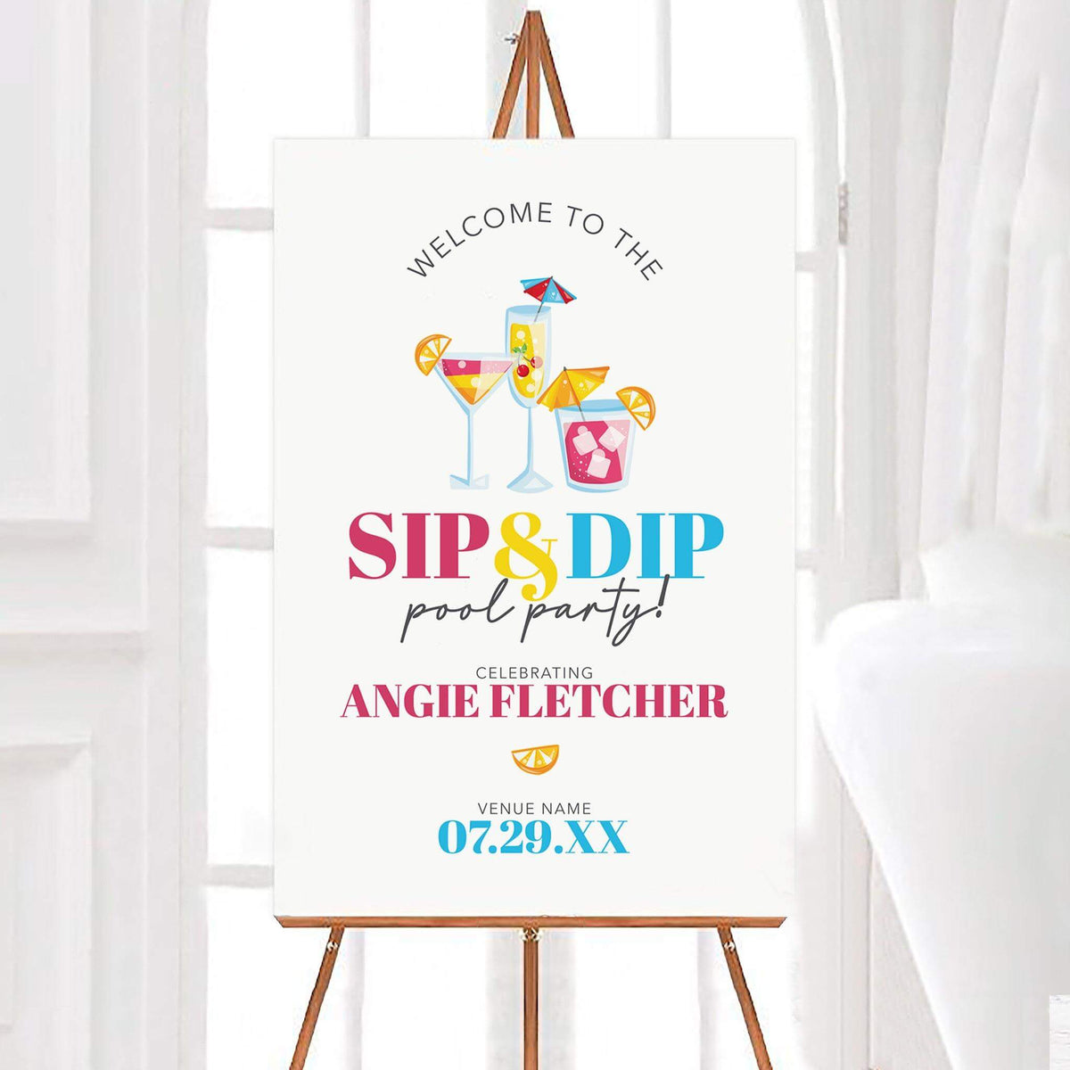 Sip & Dip Sign | Go Print Plus