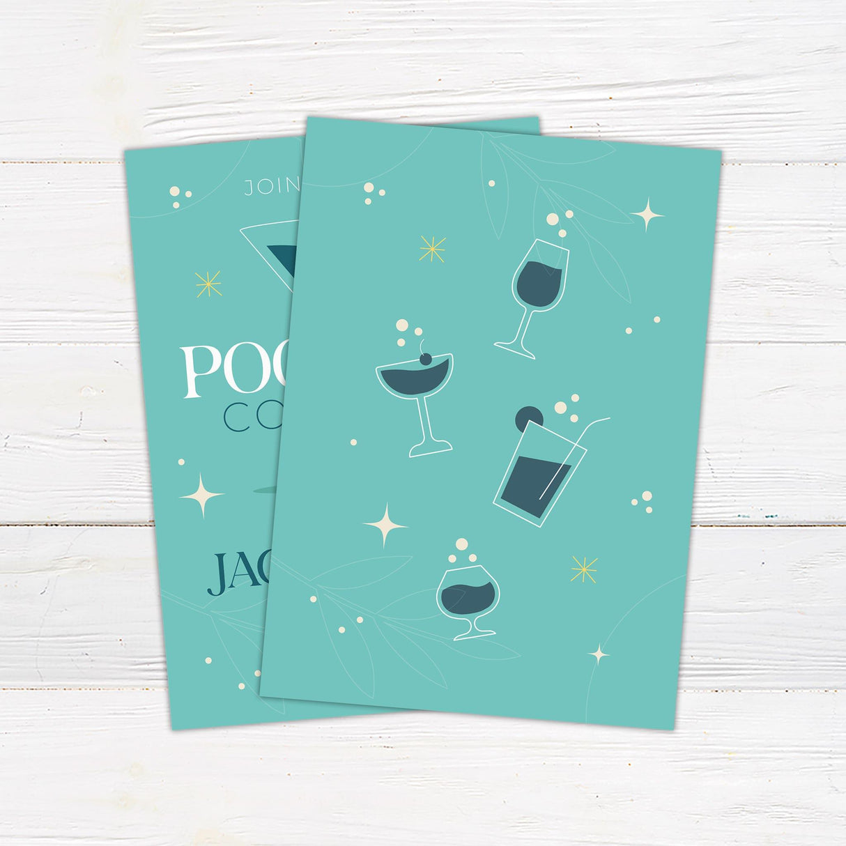 Poolside Cocktails Invitation - goprintplus