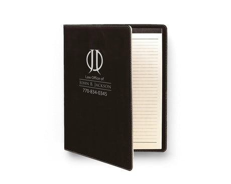 Leatherette Portfolio with Notepad - goprintplus