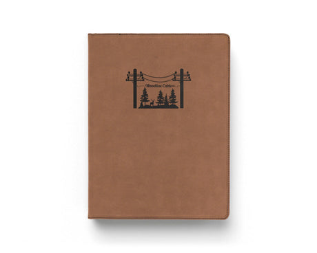 Leatherette Portfolio with Notepad - goprintplus