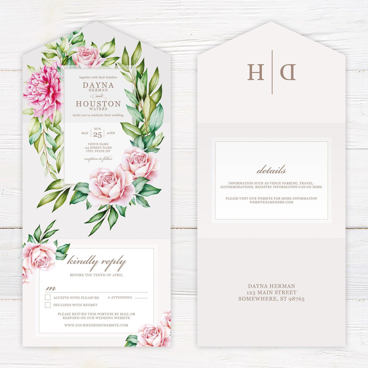 Pretty Peonies All in One - goprintplus