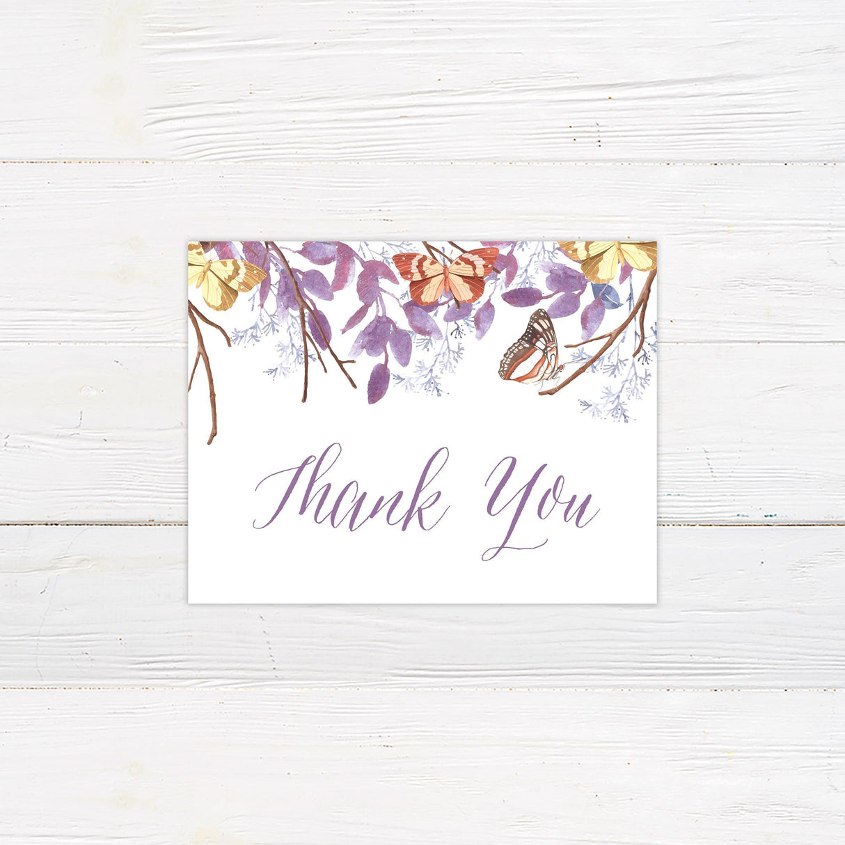 Purple Butterfly Invitations - goprintplus