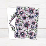 Purple Diamond Floral Invitations - goprintplus