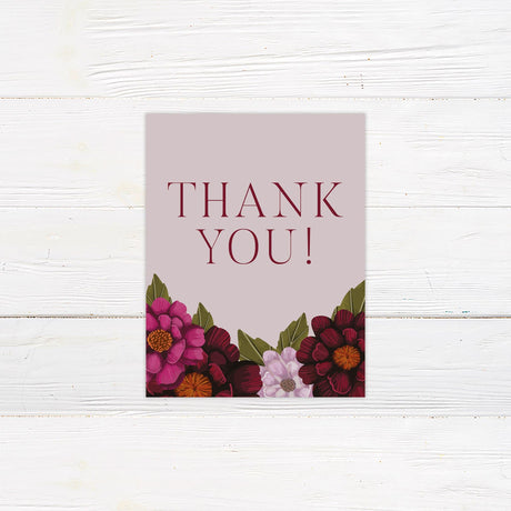 Purple Shades Thank You Card - goprintplus