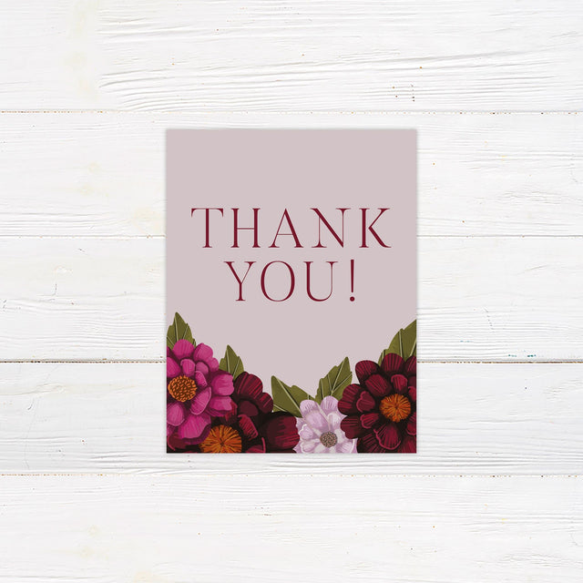 Purple Shades Thank You Card - goprintplus