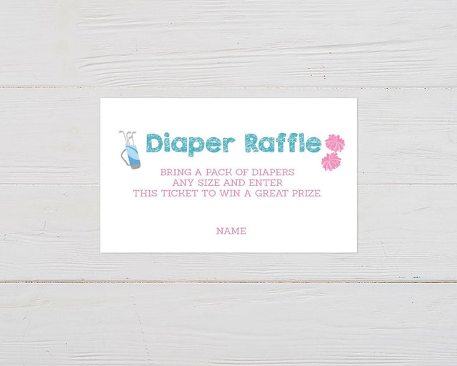 Putters or Pom Poms Diaper Raffle - goprintplus