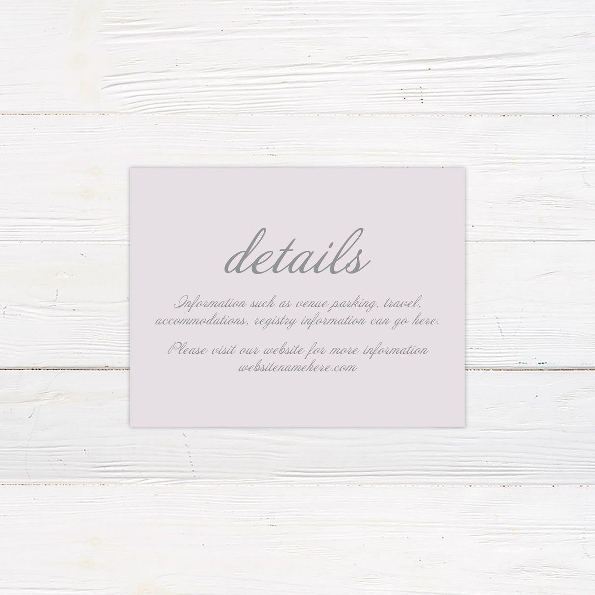 Radiant Lilac Details Cards - goprintplus