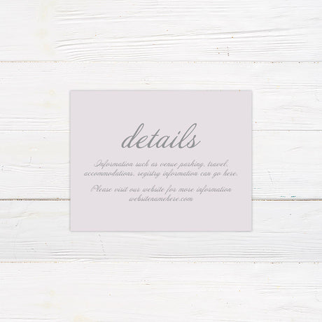 Radiant Lilac Details Cards - goprintplus