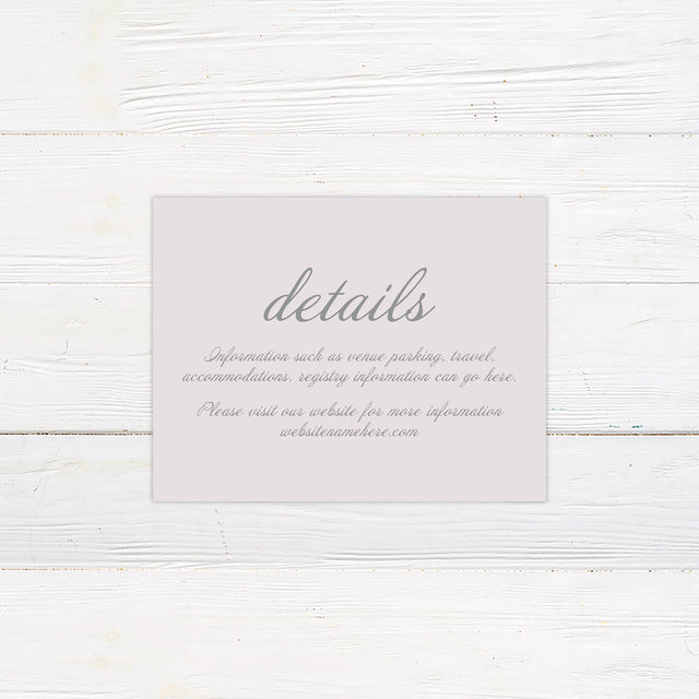 Radiant Lilac Details Cards - goprintplus