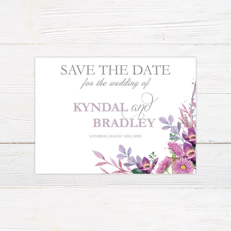 Radiant Lilac Invitations - goprintplus