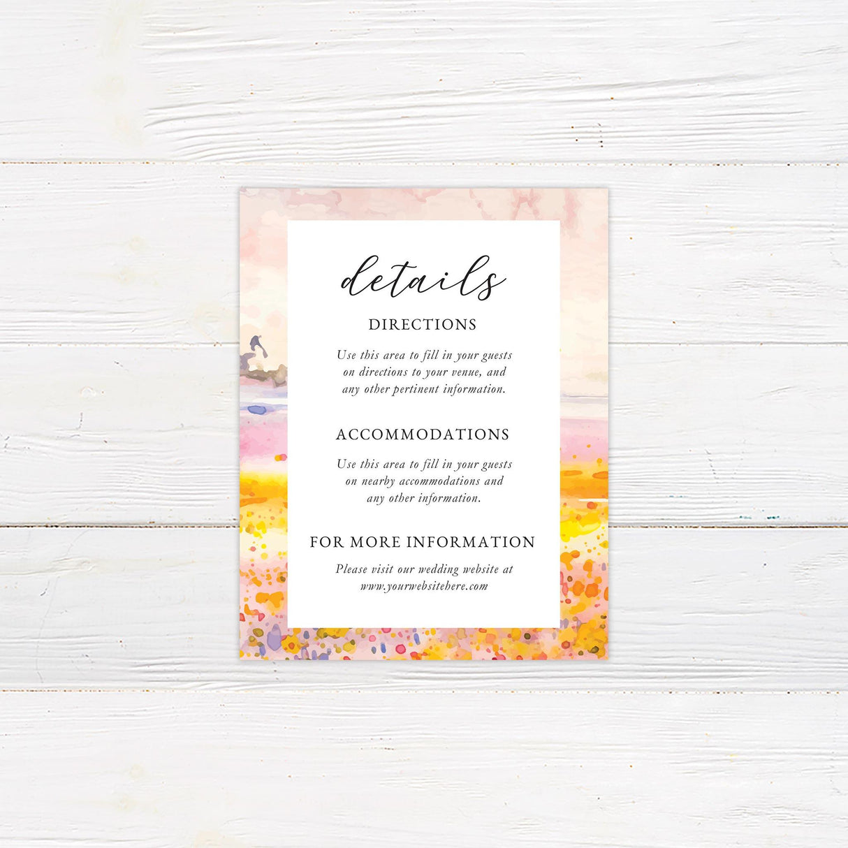 Radiant Meadow Invitations - goprintplus