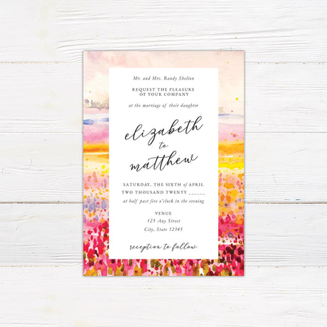 Radiant Meadow Invitations - goprintplus