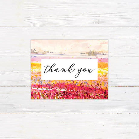 Radiant Meadow Thank You Card - goprintplus