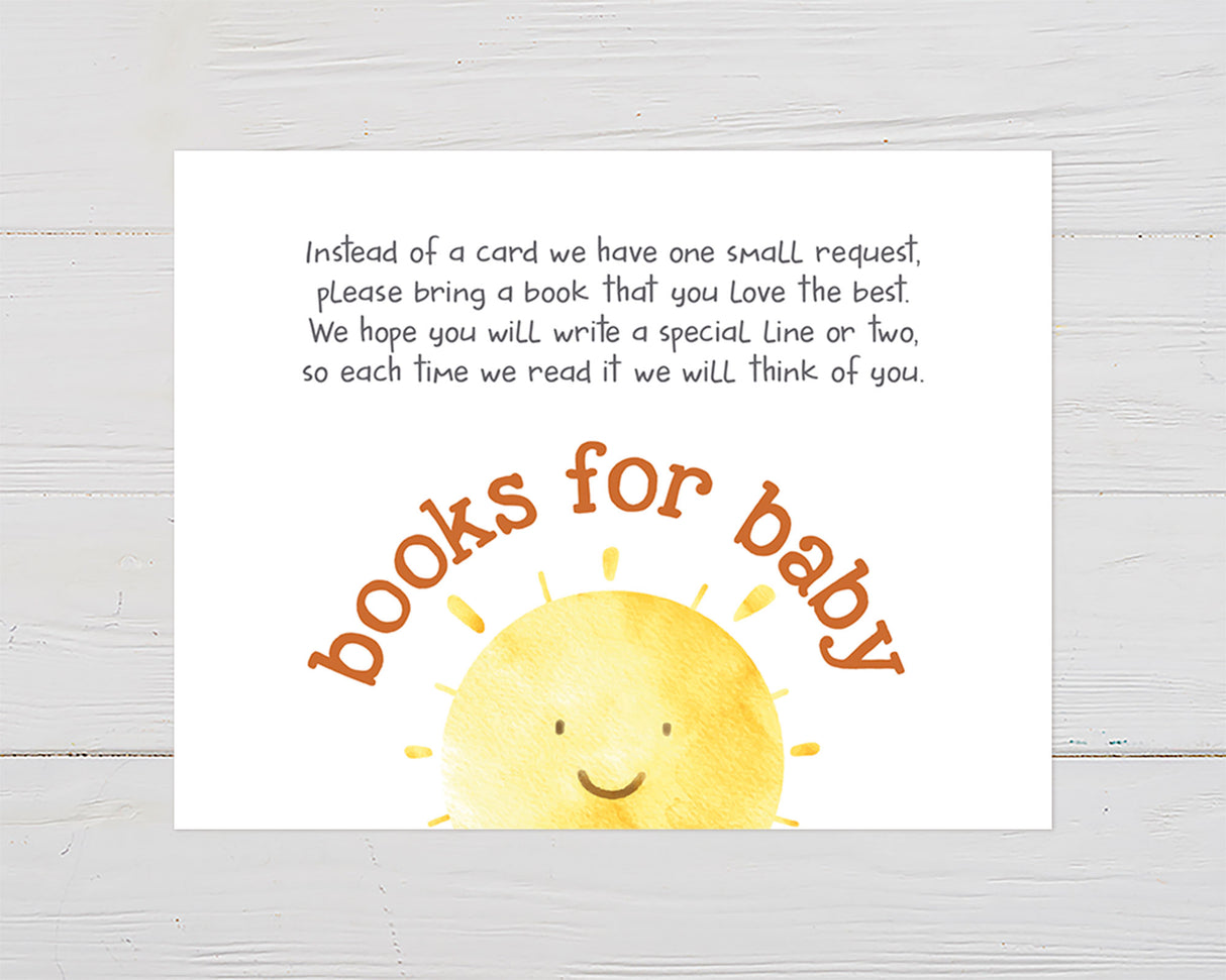 Ray of Sunshine Baby Shower Invitation