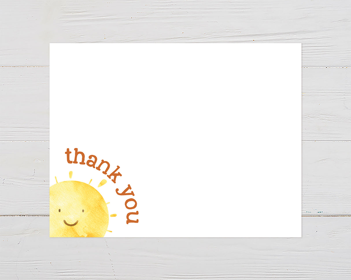 Ray of Sunshine Thank You Card