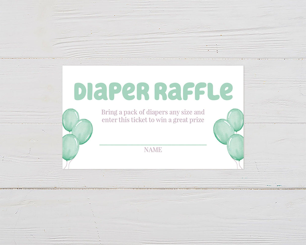 Ready to Pop Diaper Raffle Ticket - goprintplus