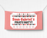 Red Pirate Invitation - goprintplus