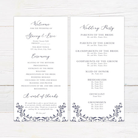 Refined Monogram Invitations - goprintplus