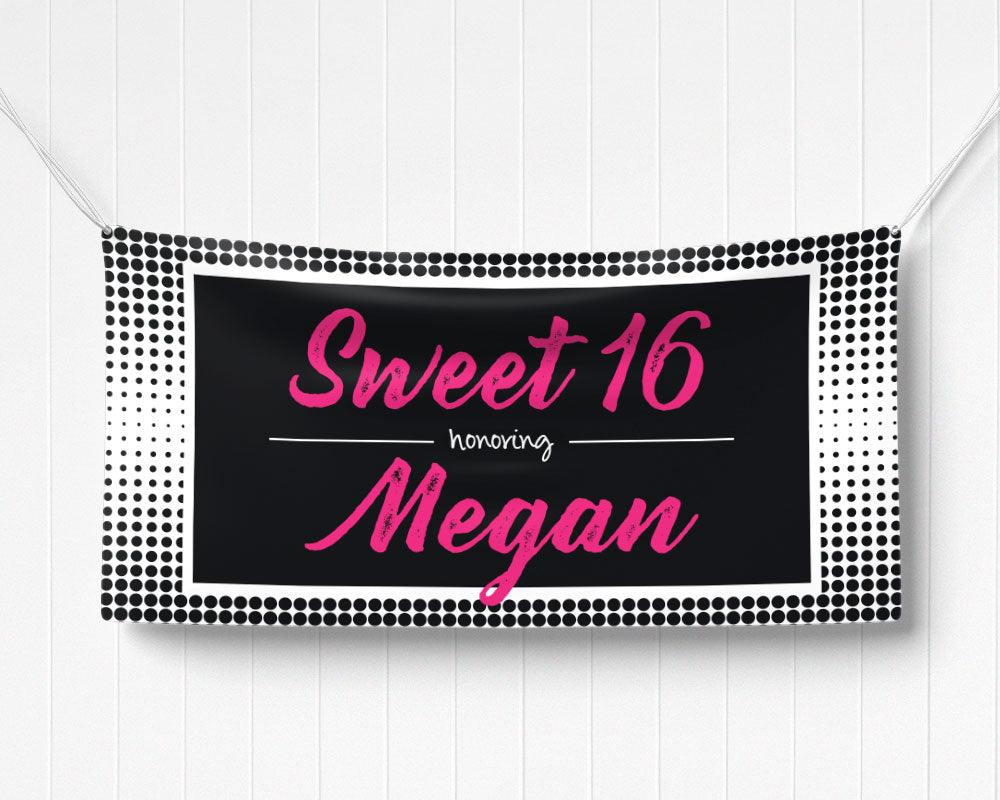 Retro Sweet 16 Invitation - goprintplus