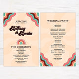 Retro Rainbow Invitations - goprintplus