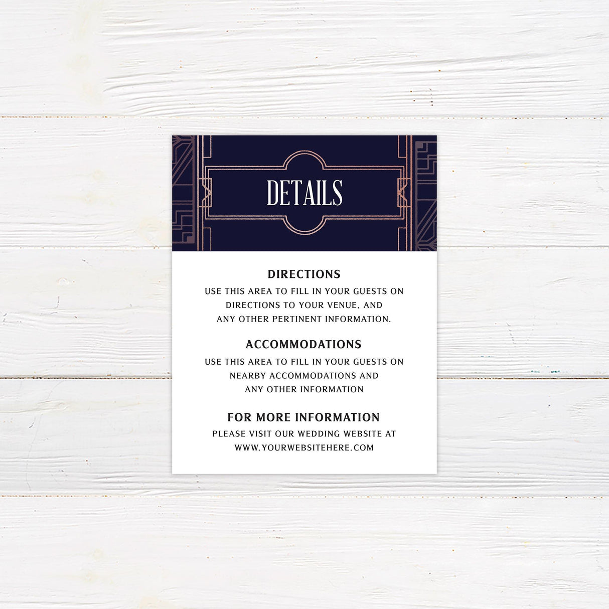 Retro Tulip Details Cards - goprintplus