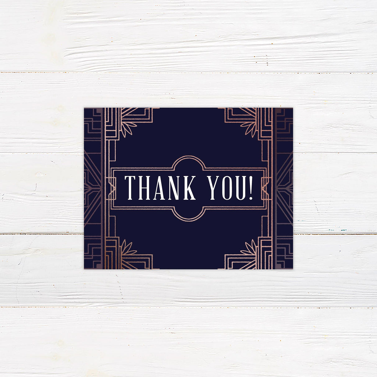 Retro Tulip Thank You Card - goprintplus