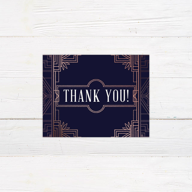 Retro Tulip Thank You Card - goprintplus