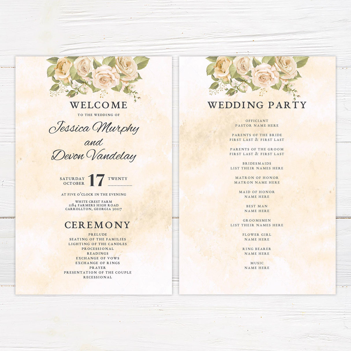 Rose Dream Invitations - goprintplus