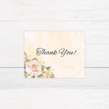 Rose Dream Thank You Card - goprintplus