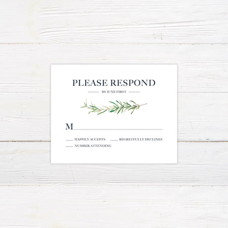 Rosemary Sprig Invitations - goprintplus