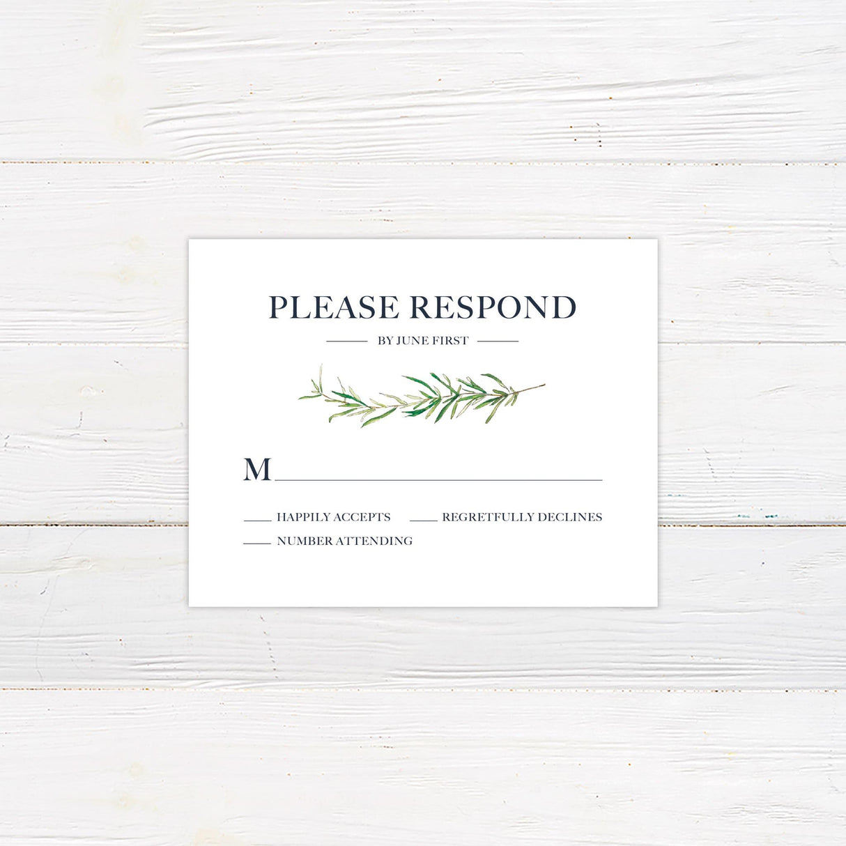 Rosemary Sprig RSVP - goprintplus