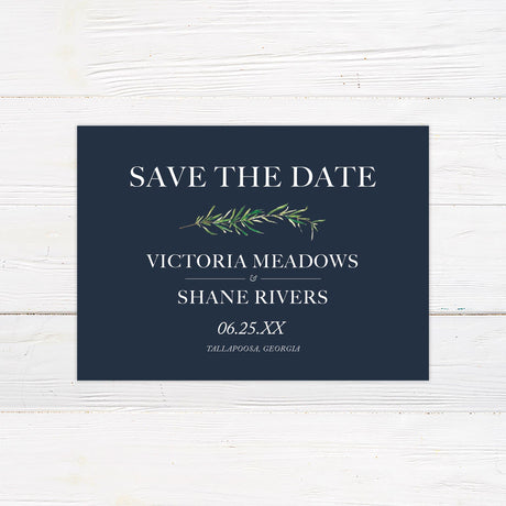 Rosemary Sprig Save The Date - goprintplus