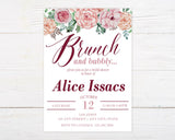 Rosy Brunch Invitation - goprintplus