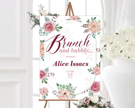 Rosy Brunch Invitation - goprintplus