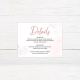 Rosy Watercolor Invitations - goprintplus